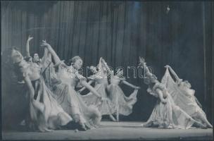 cca 1960 Márai Iván: Balettkar, Rózsakeringő, feliratozott fotóművészeti alkotás, 15,5x24 cm