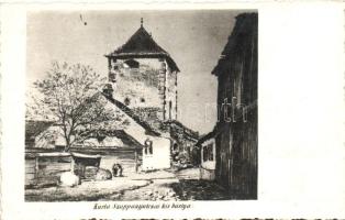 1942 Kolozsvár, Cluj; Kurta Szappan utca, kis bástya / street, small bastion (EK)