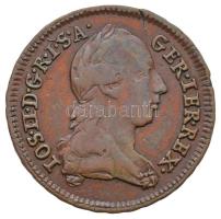 1777S 1/4kr Cu "II. József" T:2,2- kis ph. Huszár: 1858.; Unger III.: 1312.