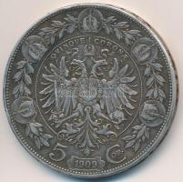 Ausztria 1909. 5K Ag "Ferenc József" T:2- ,3 patina, ph.
Austria 1909. 5 Corona Ag "...
