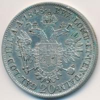 Ausztria 1848A 20kr Ag I.Ferdinánd T:2
Austria 1848A 20 Kreuzer Ag "Ferdinand I" C:XF
