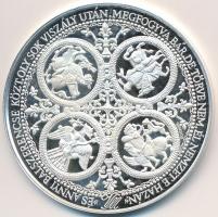 Bognár György (1944-) 1996. "Millecentenárium" Ag emlékérem tokban (15,66g/0.999/42,5mm) T...