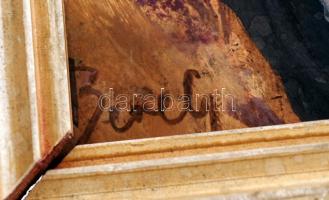 Berely jelzéssel: Férfi fej. Vegyes technika, karton, keretben, 31×22 cm