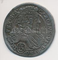 Csehország / Történelmi tartomány / Kuttenberg 1713. 3kr Ag "VI. Károly" T:2-,3 kis karc Bohemia / Kuttenberg 1713. 3 Kreuzer Ag "Charles VI" C:VF,F small scratch