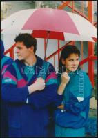 Sportolók fotói a 90-es évekből, közte Egerszegi Krisztina,  Czene Attila, Rózsa Norbert, Gütler Kár...