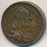 Ausztria/lengyel verdejel 1763W 1kr "I. Ferenc" T:2- ph. Austria/Polish mintmark 1763W 1 Kreuzer "Franz I" C:VF edge error