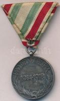 1929. "Magyar Háborús Emlékérem" ezüstözött bronz kitüntetés, peremen "BRONZ" je...