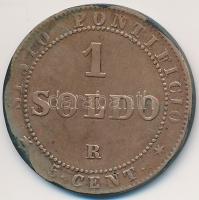 Olasz Államok/Pápai Állam 1867R 1S (5c) Cu "IX. Piusz" T:2-
Italian States/Papal States 1...