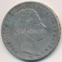 Ausztria 1859A 1Fl Ag "Ferenc József" T:2- Austria 1859A 1 Florin Ag "Franz Joseph" C:VF