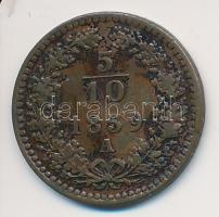Ausztria 1859A 5/10kr Cu T:2,2- Austria 1859A 5/10 Kreuzer Cu C:XF,VF