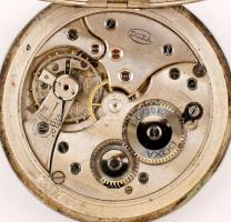 Ezüst  (Ag.) Doxa  zsebóra, jelzett, működik, bruttó:59 g