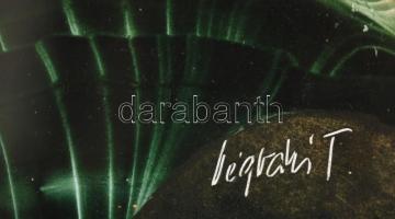 Végvári Tamás (1962-): Csiga. Olaj, műanyaglemez, jelzett, üvegezett keretben, 36×36 cm