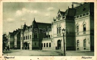 Nagyvárad, Oradea; vasútállomás / railway station (fa)