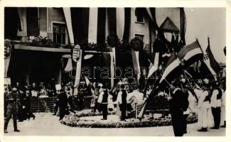 1941 Szabadka, Subotica; bevonulás, Horthy a Magyar Kenyér ünnepén / entry of the Hungarian troops, Horthy (EK)