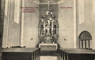 Hódmezővásárhely, Szent Domonkos rendű nővérek zárdája, a Kápolna belseje (kopott sarkak / worn edges)