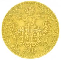 Ausztria 1867A Dukát Au "Ferenc József" Bécs (3,46g/0.986) T:2,2- ph., forrasztásnyom
Aus...