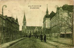 Kaposvár, Erzsébet utca, kiadja Fenyvesi Béla (EB)