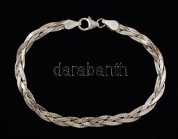 Ezüst karlánc, Ag., jelzett,  3,7gr., 19cm /Silver bracelet, Ag., Marked, 3,7gr., 19cm