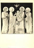 Szűz Mária és Szent Benedek élete sorozatok; Beuroni művész-iskola / Life of Virgin Mary and Benedic...