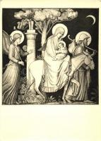 Szűz Mária és Szent Benedek élete sorozatok; Beuroni művész-iskola / Life of Virgin Mary and Benedic...