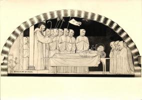 Szűz Mária és Szent Benedek élete sorozatok; Beuroni művész-iskola / Life of Virgin Mary and Benedic...