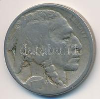 Amerikai Egyesült Államok 1914D 5c CuNi "Buffalo" T:2- USA 1914D 5 Cents "Buffalo" C:VF