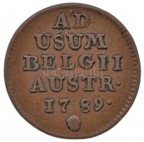 Osztrák Németalföld 1789. 1l Cu "II. József" T:2-
Austrian Netherlands 1789. 1 Liard Cu &...