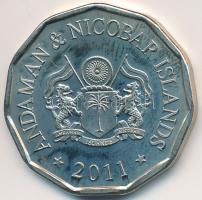 Andamán- és Nikobár-szigetek 2011. 2R T:1- ujjlenyomat
Andaman and Nicobar Islands 2011.  2 Rupees ...