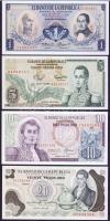 Kolumbia 1973-83. 1P+5P+10P+20P T:I
