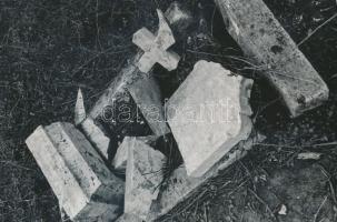 cca 1990 Kaiser Ottó pecséttel jelzett vintage fotóművészeti alkotása, 15x23 cm