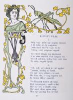 Koronghi Lippich Elek költeményei c. kötetének egy ciklusa. IV. rész. Emlékek. cca 90 p. Minden lapo...