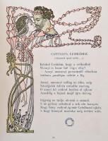 Koronghi Lippich Elek költeményei c. kötetének egy ciklusa. IV. rész. Emlékek. cca 90 p. Minden lapo...