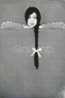 1967 Sheng Wai Chun: A copf, feliratozott vintage fotóművészeti alkotás, 17x11 cm