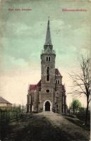 Budapest XVI. Rákosszentmihály, Római katolikus templom, kiadja Fodor Lipót (EK)