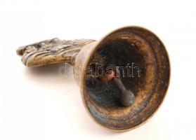 Régi réz csengő,  m:14 cm