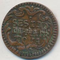 Olasz Államok / Mantova 1733. 1s Cu T:2- Italian States / Mantua 1733. 1 Sesino Cu C:VF