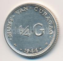 Curacao 1944. 1/4G Ag "Vilma" T:2
Curacao 1944. 1/4 Gulden Ag "Wilhelmina" C:XF