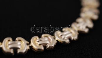Ezüst karlánc , Ag., jelzett,  7,2gr., 18cm /Silver bracelet, Ag., Marked, 7,2gr., 18cm