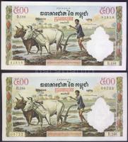 Kambodzsa 1958-1970. 500R 2x T:I-