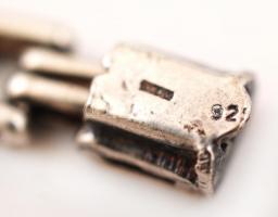 Ezüst karlánc , Ag., jelzett,  12,9gr., 18cm /Silver bracelet, Ag., Marked, 12,9gr., 18cm