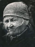 cca 1968 Logodi Gáborné aláírt vintage fotóművészeti alkotása, 24x18 cm