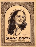 A beszélő köntös, Tasnády F. Mária; Kárpát film / Hungarian film advertisement (non PC) (fa)