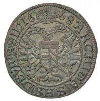 Német Államok / Szilézia 1668SHS 3kr Ag "I. Lipót" (1,65g) T:2,2-
German States / Silesia...