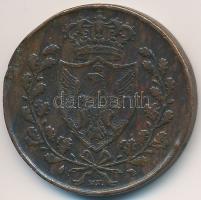 Olasz Államok/Szardínia 1826. 5c Cu "Carlo Felice" T:2-,3 ph. Italian States/Sardinia 1826. 5 Centesimi Cu "Carlo Felice" C:VF,F edge error