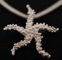 Ezüst nyaklánc medállal, Ag., jelzett,  8gr., 42cm/Silver necklace pendant, Ag., Marked,  8gr., 42cm