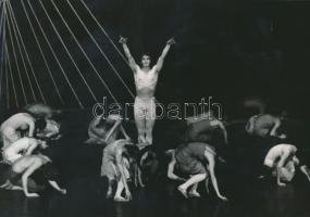cca 1975 Balettelőadás színpadképe, 16,5x23 cm