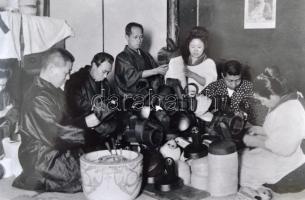 cca 1920 Távol-Kelet, a Kankowszky család hagyatékában őrzött 10 db eredeti negatívról készült moder...