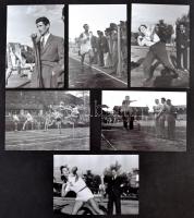 cca 1946 Rózsa György képriportja a háború után újjá szervezett sportéletről, a szerző hagyatékában ...
