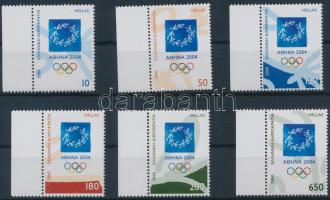 2000 Nyári olimpia 2004, Syney ívszéli sor Mi 2046-2051