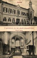 Gyulafehérvár, Alba Iulia; Római katolikus püspöki leánynevelő intézet, kápolna belseje / girl school, chapel interior (r)